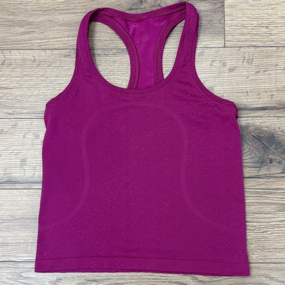 Lululemon Swiftly Tech Racerback Tank Top *Race Size 6 In Neon Magenta Purple